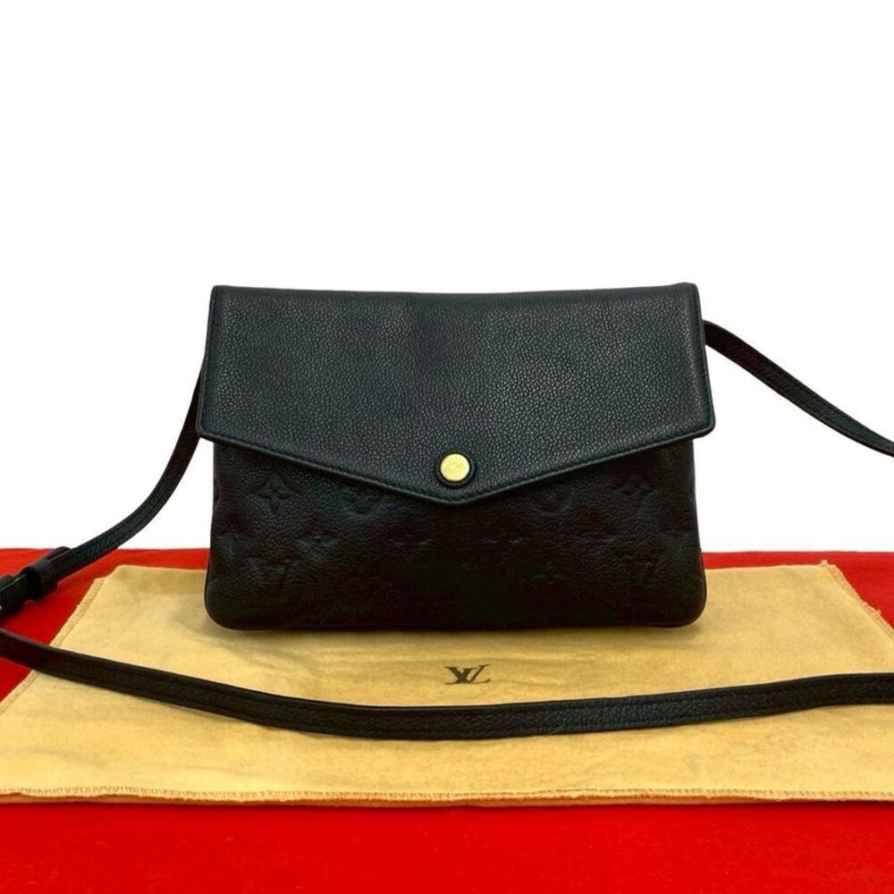 Louis Vuitton Twice Monogram Empreinte Leather Shoulder Bag